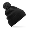 Winter hat - mod. B450:Black, 100% acrylic, Graphite Grey, One Size